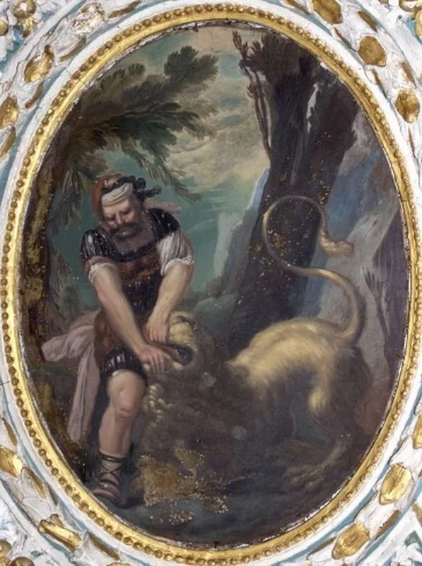 Sansone uccide un leone